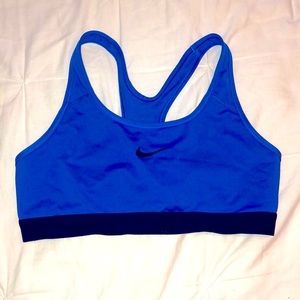 Nike sports bra blue